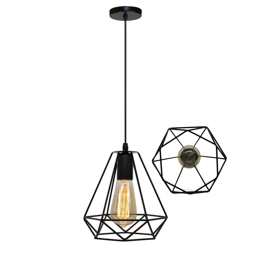 Metal Cage Pendant Lamp