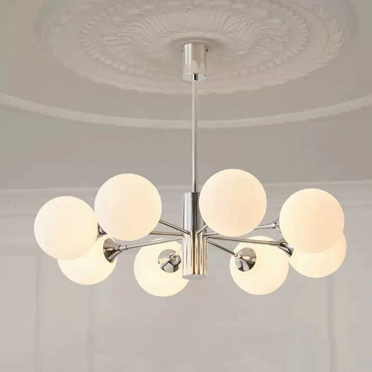 DecorBites™ Glass Ball LED Ceiling Chandelier for Home Decor & Lighting