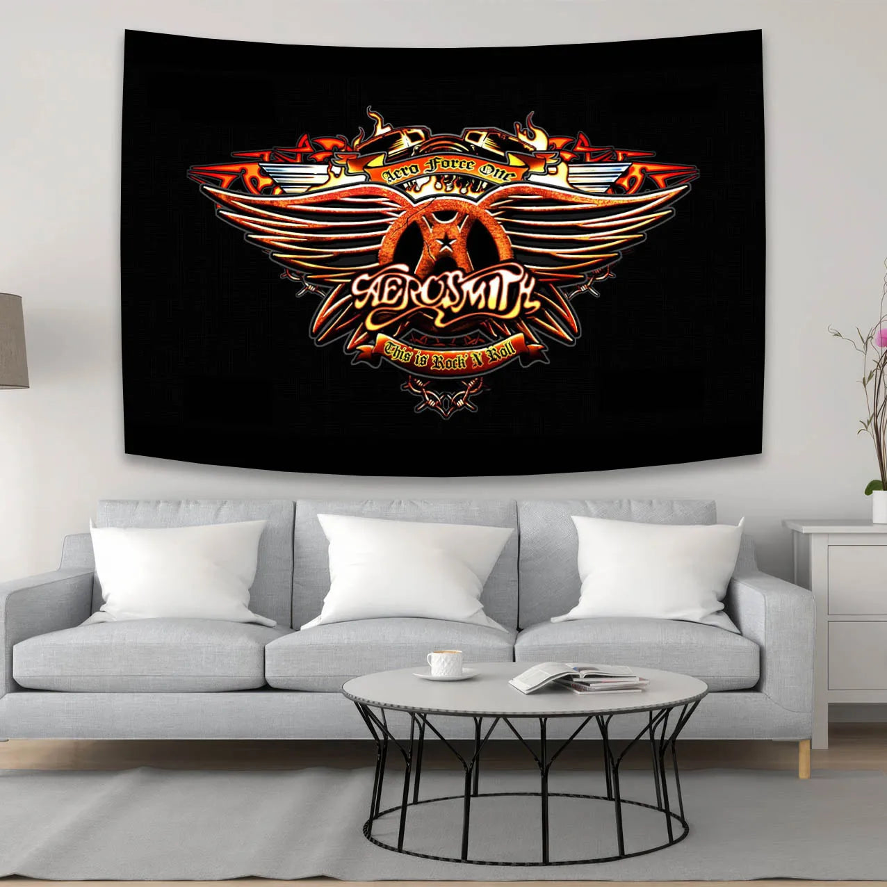 DecorBites™ Aerosmith Band Tapestry Room Decor Art Flag Bohemia Aesthetic Wall Hanging