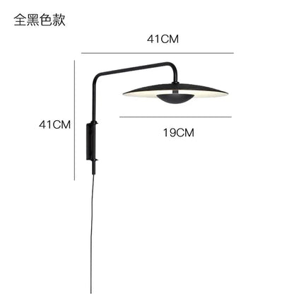DecorBites™ Iron Art Swing Arm Wall Lamp Home Decor Adjustable Sconce