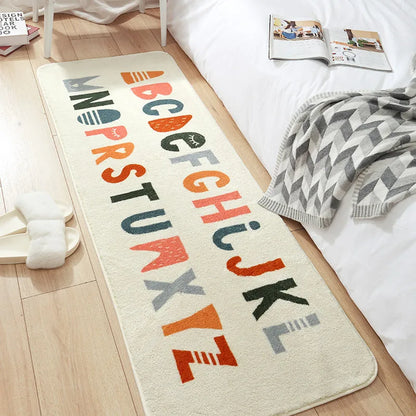 DecorBites™ Cozy Faux Lamb Wool Bedside Rug for Bedroom Decor Anti-Slip Soft Living Room Carpet