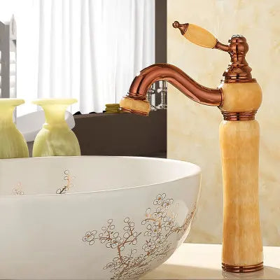 Gold Jade Brass Faucet