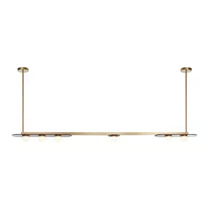 DecorBites™ Gray Glass LED Chandeliers: Modern Art Deco Lighting for Dining Room, Kitchen & Parlor