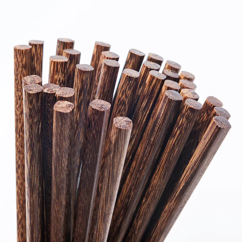 DecorBites™ Healthy Wood Chopsticks Set for Sushi, Reusable Household Tableware