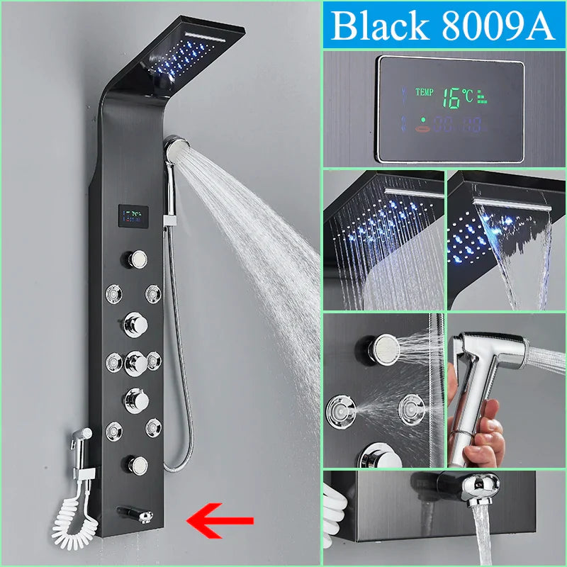 Blue LED Shower System