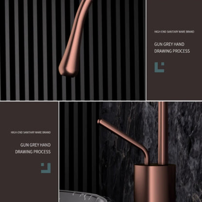 Brushed Gold Bathroom Faucet Brass