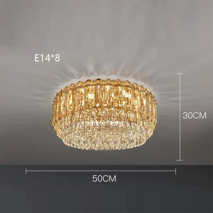 DecorBites™ Crystal LED Wall Lamp: Minimalist Luxury Lighting for Living Room TV Background