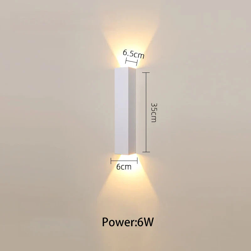 DecorBites™ LED Wall Lamp: Lone Line Up and Down Light for TV Background or Bedroom