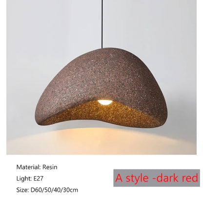 DecorBites™ Japanese Wabi Sabi LED Pendant Lamp Modern Simple Living Room Bedroom Chandelier