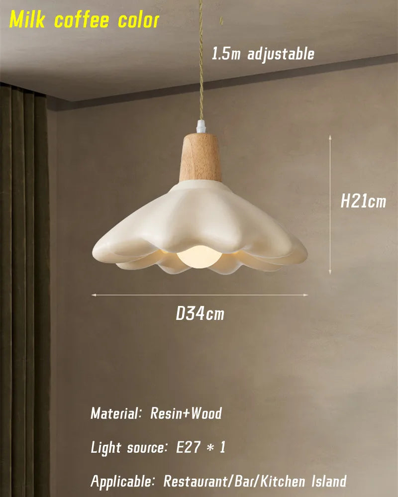 DecorBites™ Cream Style LED Chandelier for Restaurant, Bar, and Bedroom