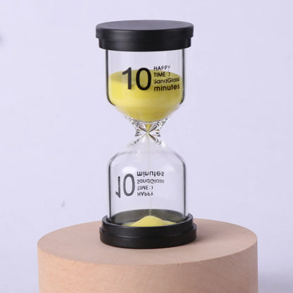DecorBites™ Kids 30-Minute Hourglass Sand Timer for Homework, Cleaning Teeth, 7 Colors