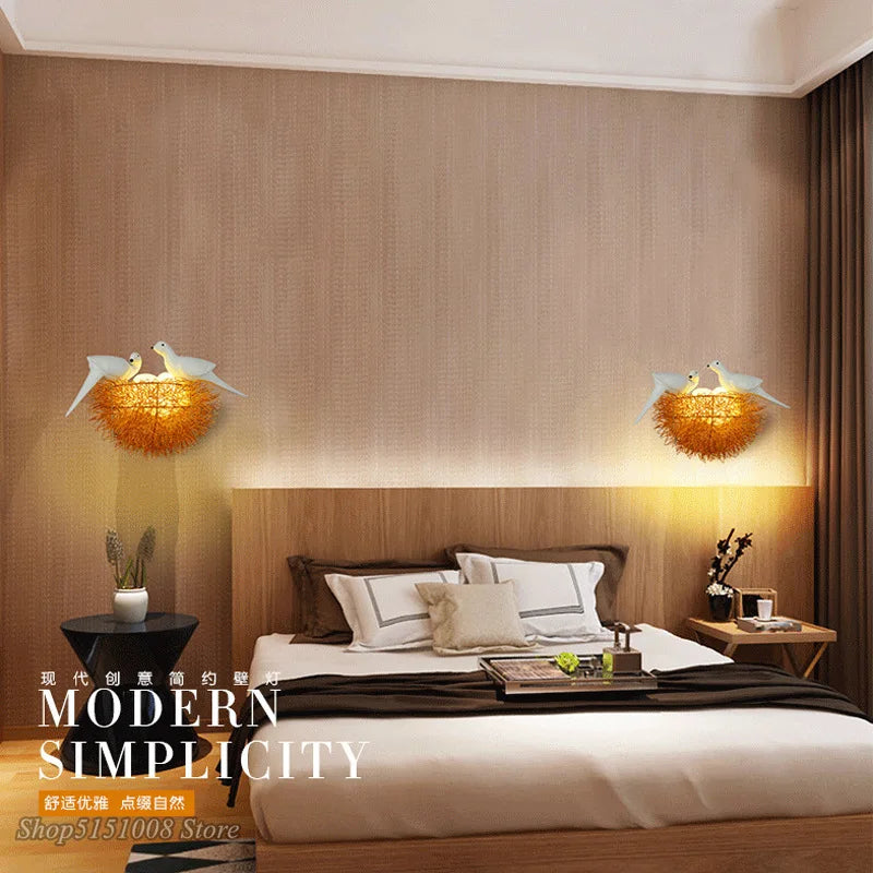 Gold Nest LED Wall Sconce