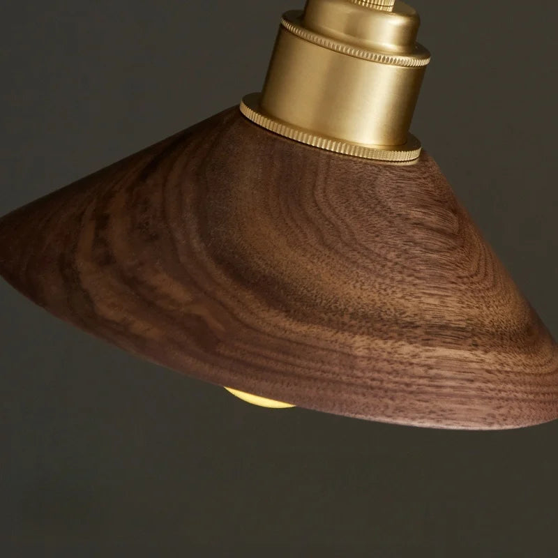 Vintage Wood Pendant Light