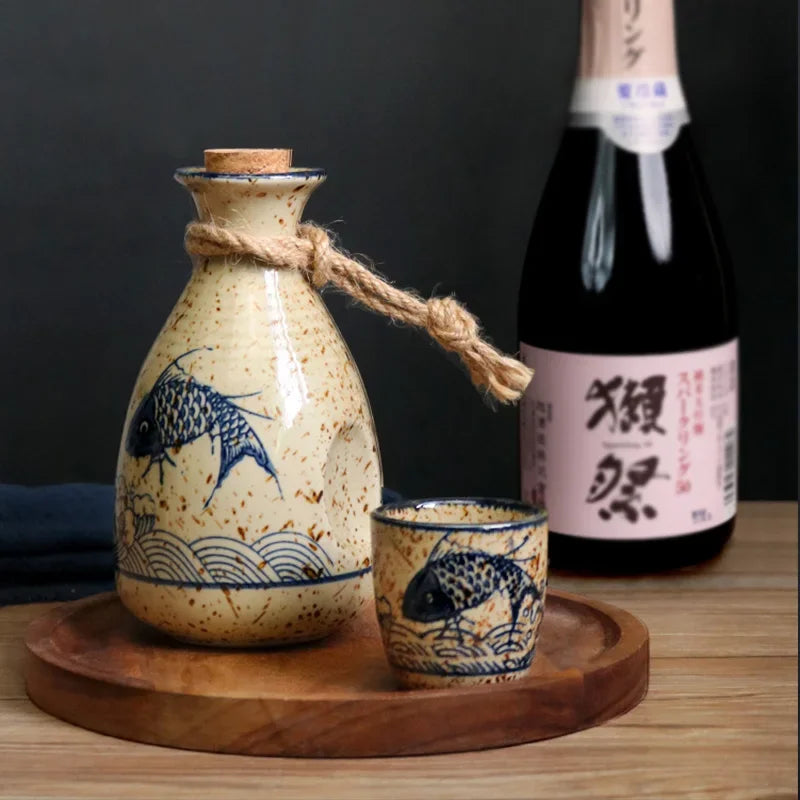 Ceramic Sake Pot Set