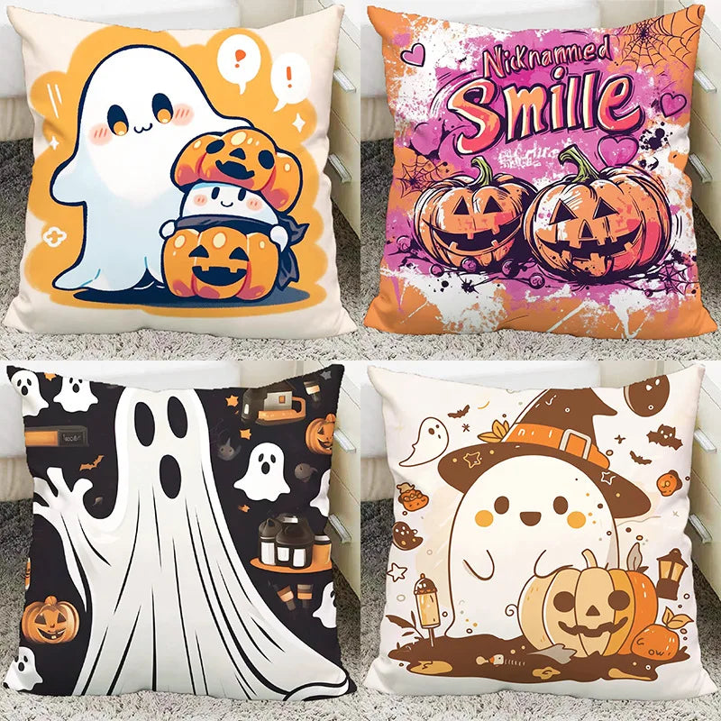 Plush Halloween Cartoon Pillow