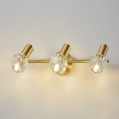 DecorBites™ Gold Crystal Wall Lamp for Home Decoration and Lighting