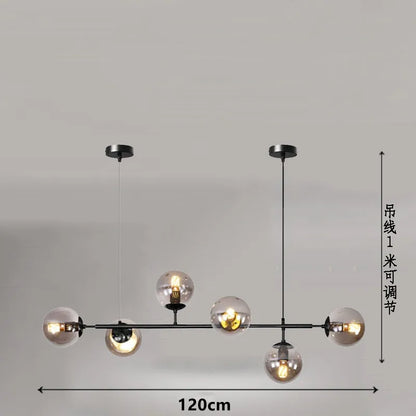 DecorBites™ Glass Ball Pendant Lamps for Home Decor and Lighting Fixtures