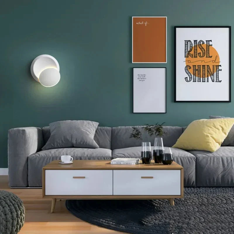 DecorBites™ Adjustable LED Crescent Wall Lights - Modern Lighting Fixtures for Bedroom and Living Room