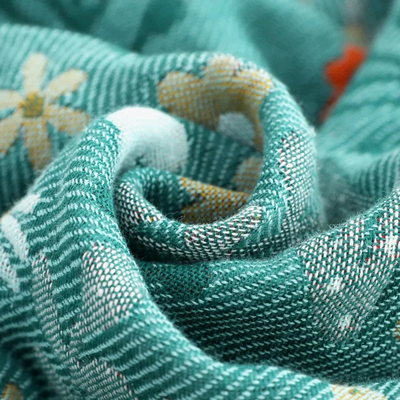 Cotton Gauze Boho Quilt