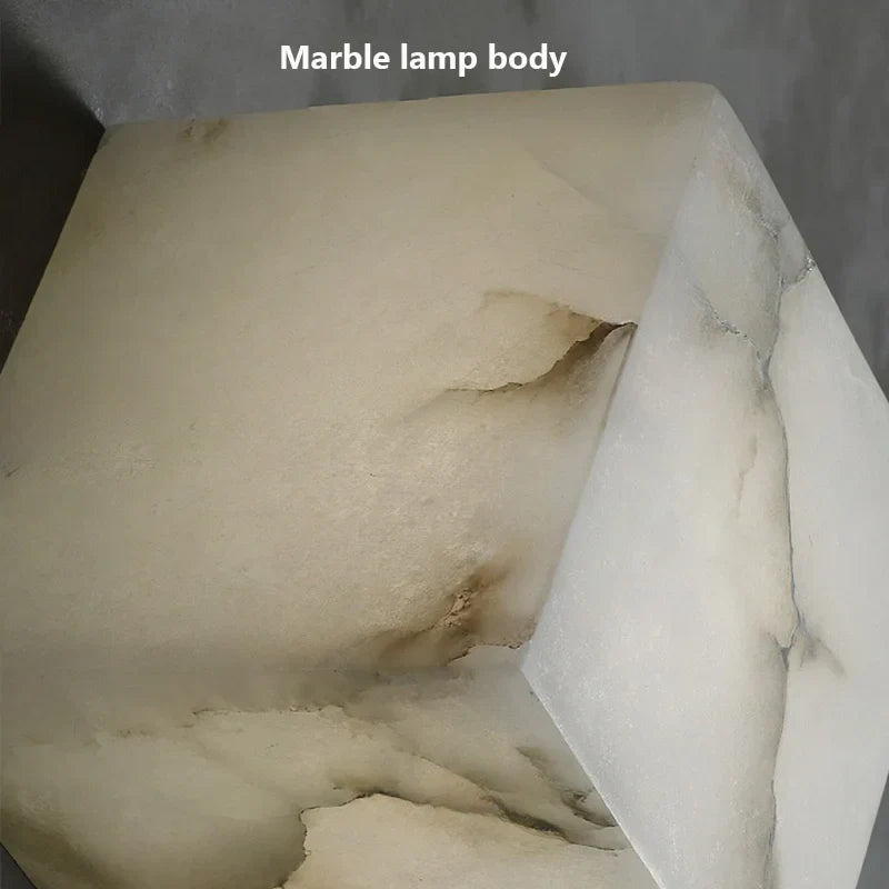 DecorBites™ Cube Marble LED Wall Sconce for Bedroom, Hallway, Staircase Lighting Fixtures