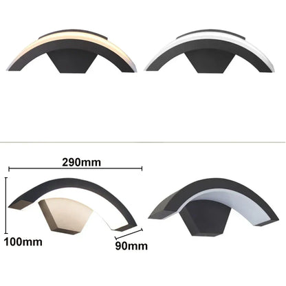 DecorBites™ LED Waterproof Outdoor Wall Lights Sensor Lamp for Porch Garden Balcony