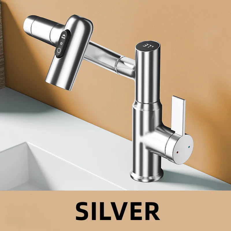 LED Rotating Basin Faucet