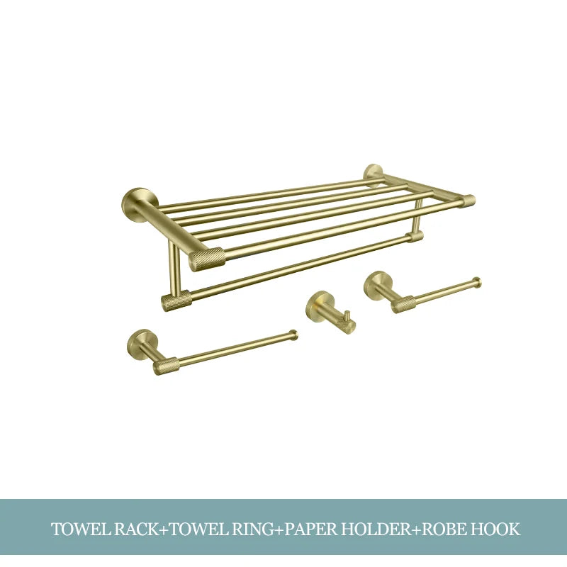 Gold Bathroom Hardware Set
