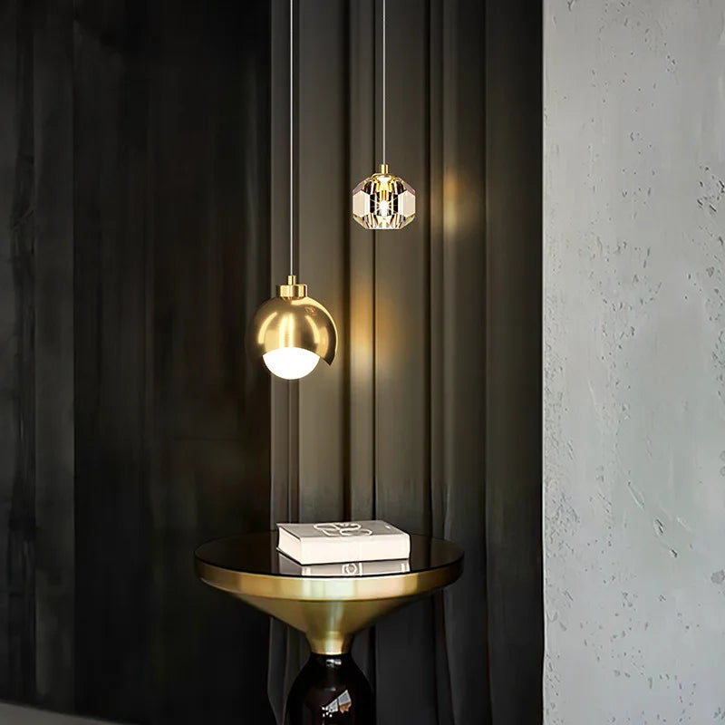 DecorBites™ Glass Ball Pendant Chandelier for Luxury Living Room, Bedroom, Hotel Villa