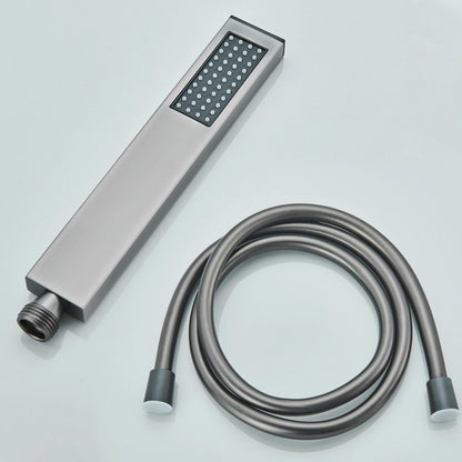 DecorBites™ Handshower Head with Stainless Steel Hose - Wall Mounted Faucet Set
