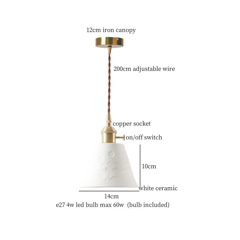 Green Ceramic Pendant Light