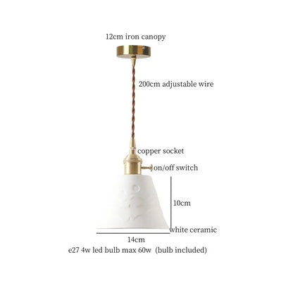 Green Ceramic Pendant Light