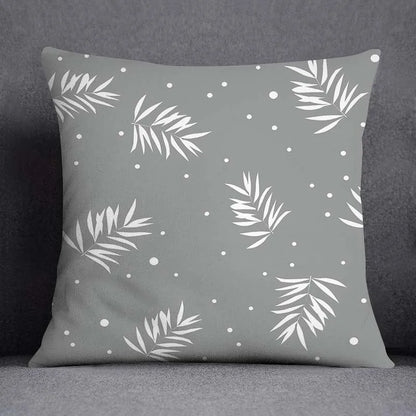 DecorBites™ Geometric Floral Print Lumbar Pillow Case 45X45cm Sofa Cushion Cover