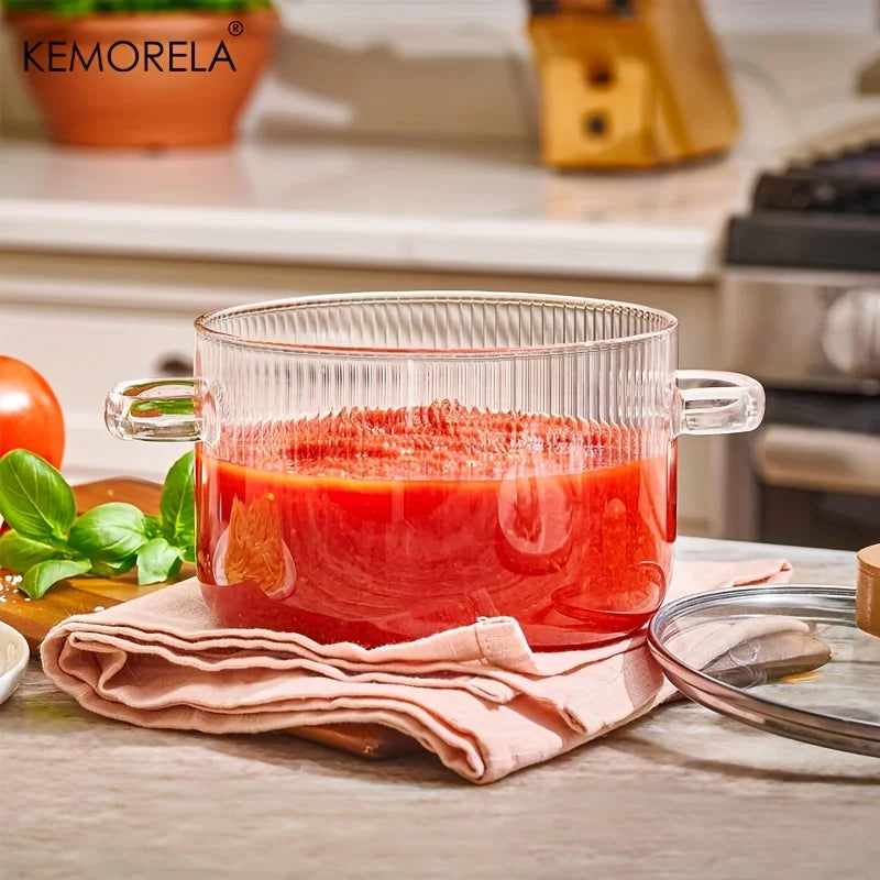 Glass Nordic Cooking Pot