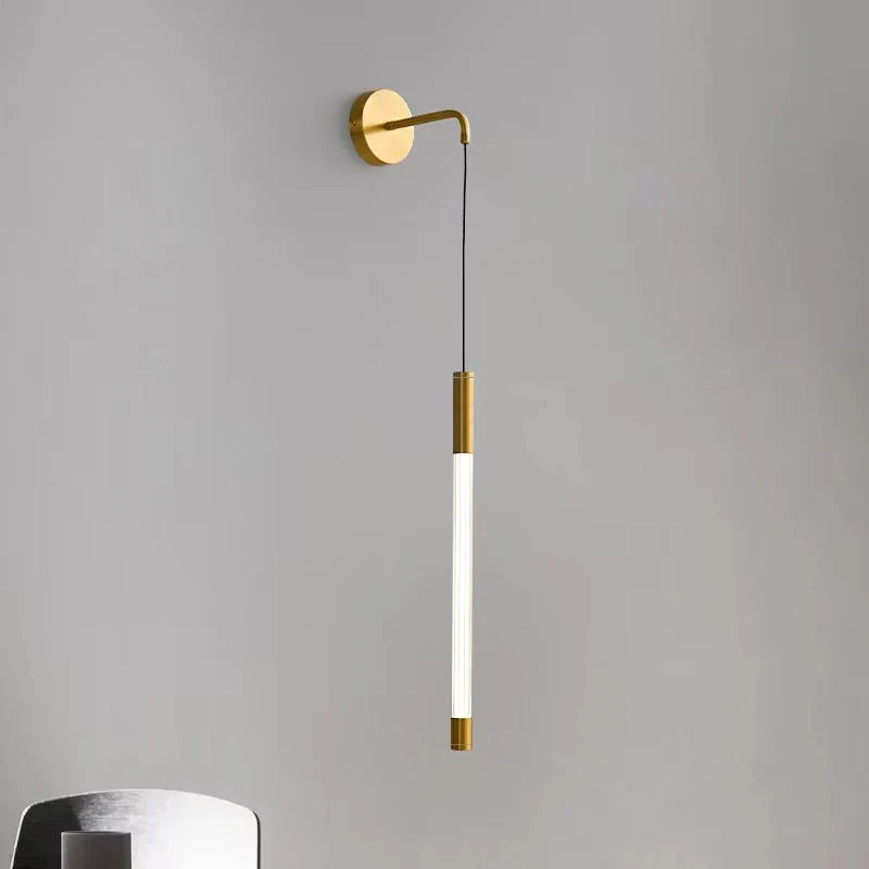 DecorBites™ Gold Bar LED Wall Light for Home Decor in Dining Kitchen Bedroom