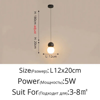 DecorBites™ Geometric LED Pendant Lights for Living Room Bedroom Kitchen, Modern Hanging Lamps for Decor