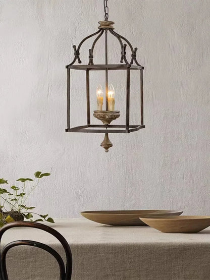 DecorBites™ Creative American Iron E14 Chandelier Light for Porch Kitchen Bedroom Personality Lighting