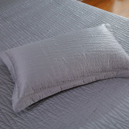 DecorBites™ Egyptian Cotton Quilt Set: Luxury European Style Bedding Set