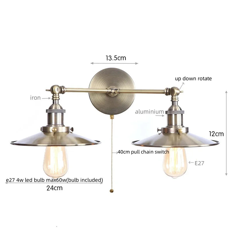 Dual Head LED Wall Lamp