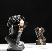 Gold Skeleton Abstract Statue