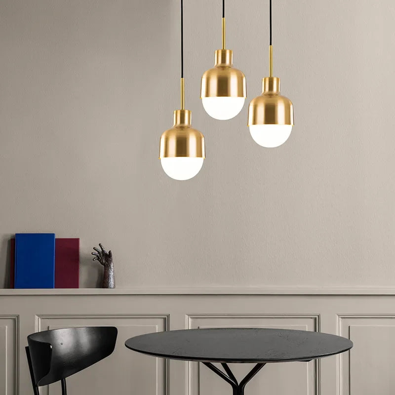 Gold Iron LED Pendant