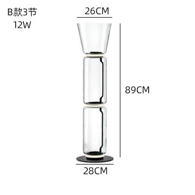 Glass Nordic Floor Lamp