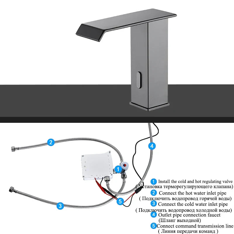 Smart Sensor Waterfall Faucet