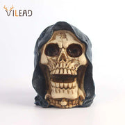 Resin Gothic Skull Statue
