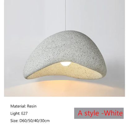 DecorBites™ Japanese Wabi Sabi LED Pendant Lamp Modern Simple Living Room Bedroom Chandelier
