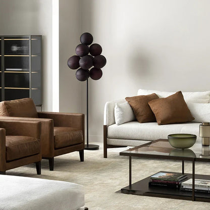DecorBites™ Grape Chandelier: Modern Glass Ball Pendant Lamp for Living Room and Bedroom