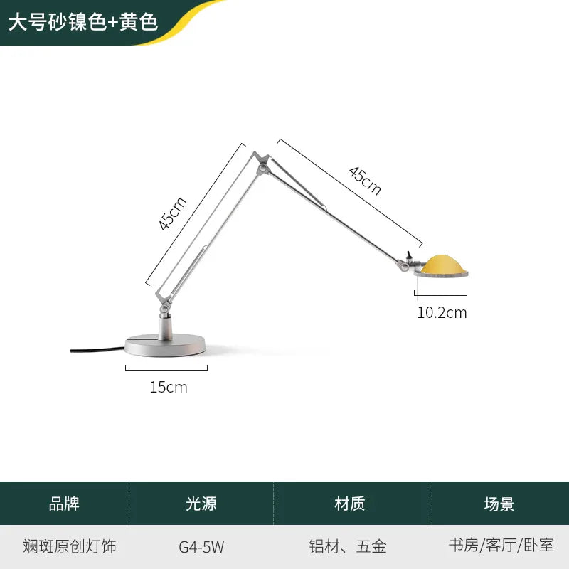 DecorBites™ Adjustable LED Desk Lamp for Home, Studio, Study, Bedroom, Cafe