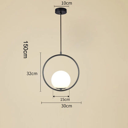 DecorBites™ Glass LED Pendant Lights Indoor