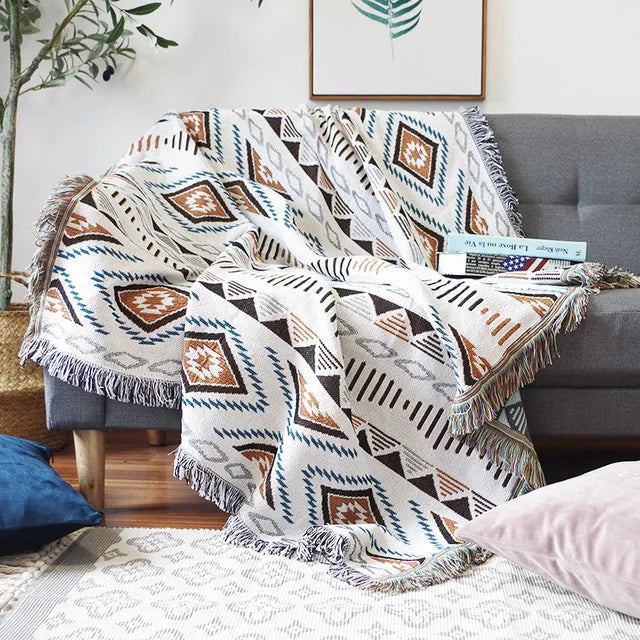 DecorBites™ Dustproof Butterfly Carp Pattern Sofa Blanket