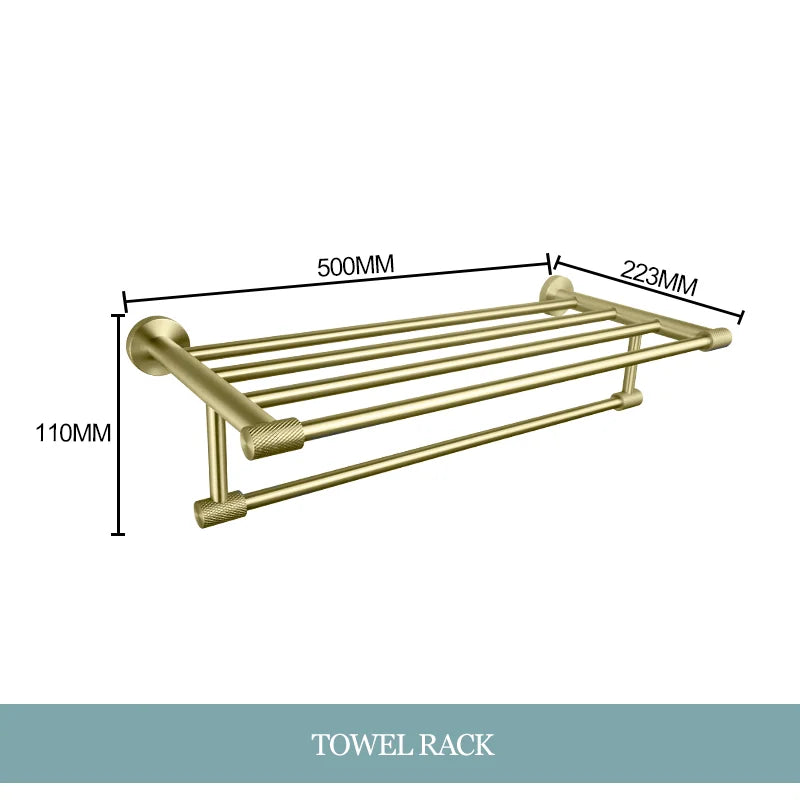 Gold Bathroom Hardware Set