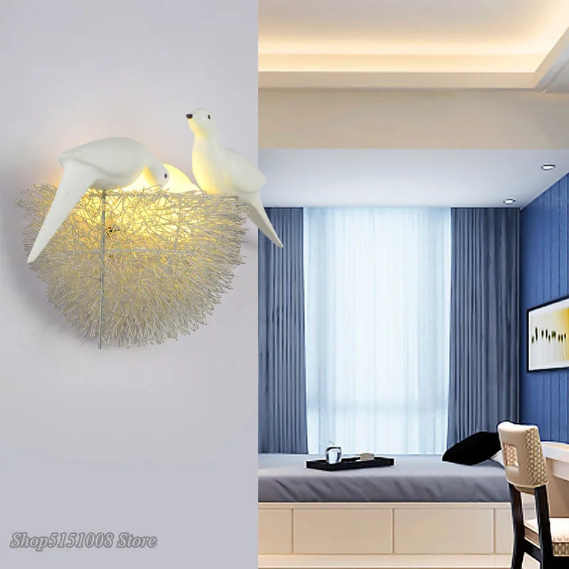 Gold Nest LED Wall Sconce